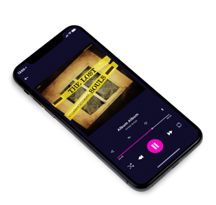 Premade Album Cover 3D View Black Marlin