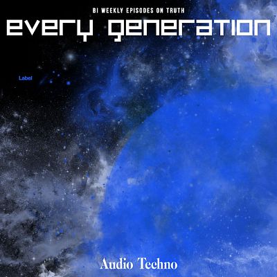 Pre Made Album Cover Cerulean Blue