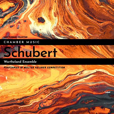 Pre Made Album Cover Red Damask