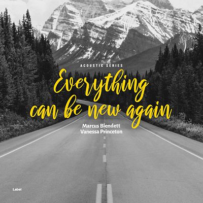 Pre Made Album Cover Gray