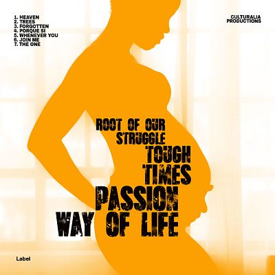 Pre Made Album Cover Citrine White