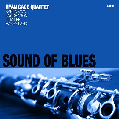 Pre Made Album Cover Fun Blue