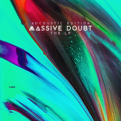 Pre Made Album Cover Bright Turquoise