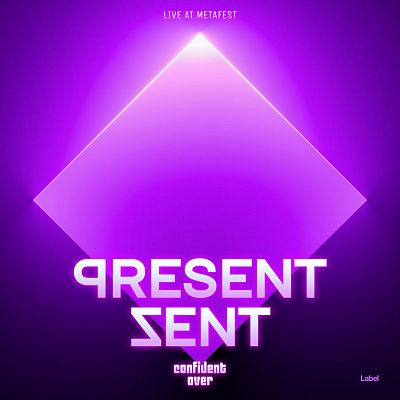 Pre Made Album Cover Electric Violet