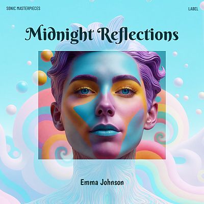 Pre Made Album Cover Blizzard Blue