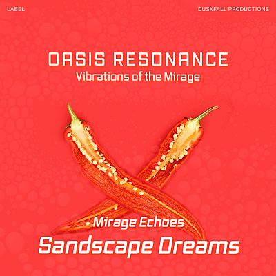 Pre Made Album Cover Red Orange