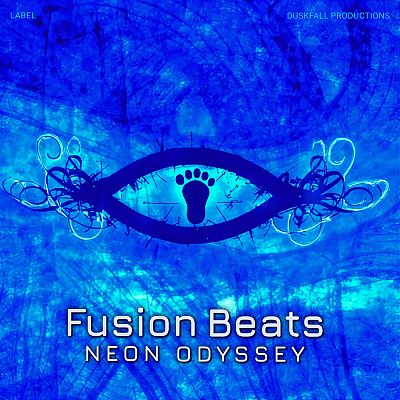 Pre Made Album Cover Science Blue