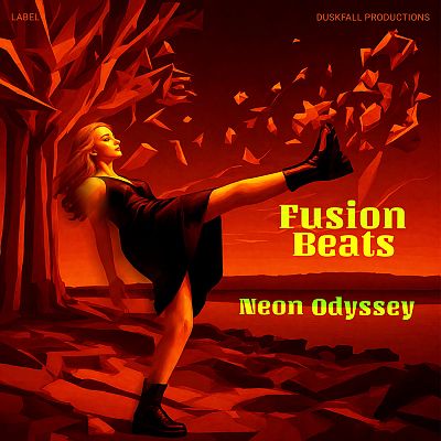 Pre Made Album Cover Rustic Red