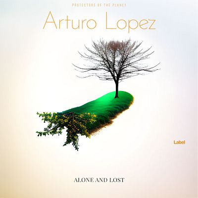 Pre Made Album Cover Spring Wood