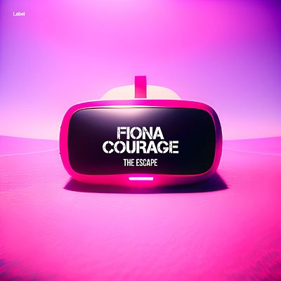 Pre Made Album Cover Lavender Magenta