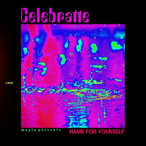 Pre Made Album Cover Red Violet