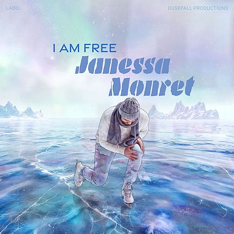 Pre Made Album Cover Periwinkle Gray