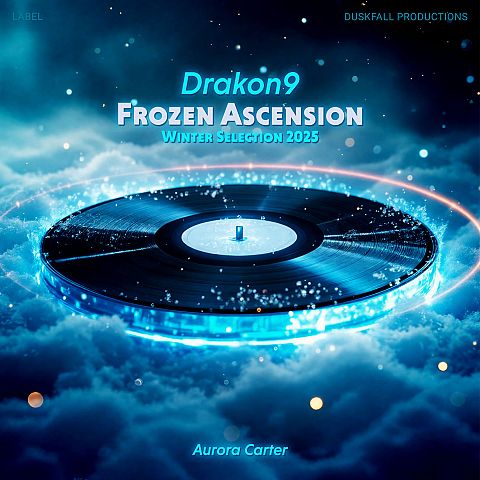 Pre Made Album Cover Teal Blue