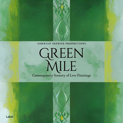 Pre Made Album Cover Hippie Green